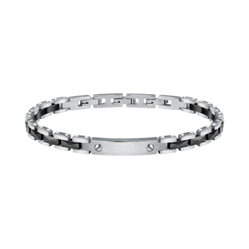 Sector Ceramic – Bracciale Uomo Acciaio e...