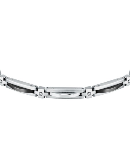 Sector Ceramic – Bracciale Uomo Acciaio e Ceramica Nero (SAFR42)