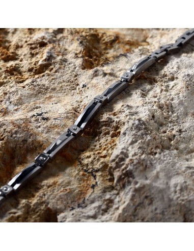 Sector Ceramic – Bracciale Uomo Acciaio e...
