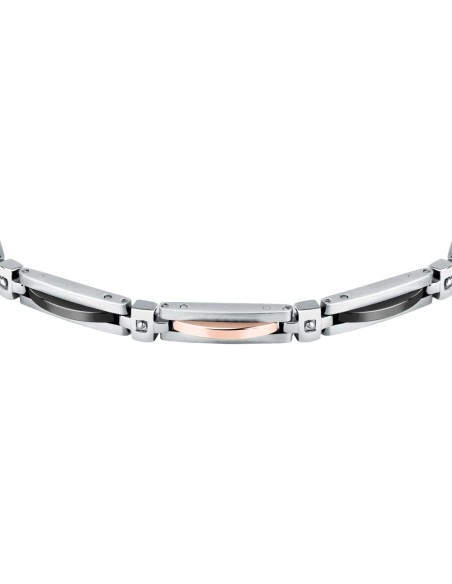 Sector Ceramic – Bracciale Uomo Acciaio Ceramica Nero Rose Gold (SAFR43)