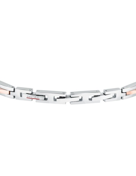 Sector Ceramic – Bracciale Uomo Acciaio Ceramica Nero Rose Gold (SAFR43)