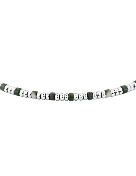 Sector Basic – Bracciale Uomo Acciaio con Pietre Verdi (SZS136)