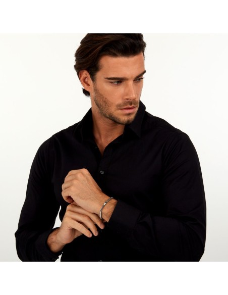 Morellato Urban – Bracciale Uomo Acciaio con Zircone Nero (SABH44)