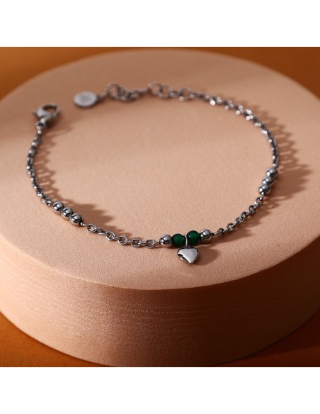 Morellato Talismani – Bracciale Donna Silver Agata Verde (SAIX24)