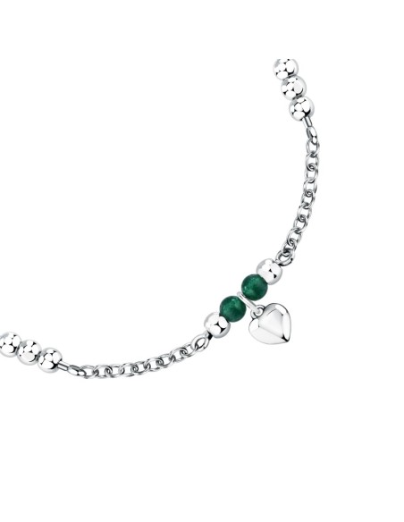 Morellato Talismani – Bracciale Donna Silver Agata Verde (SAIX24)