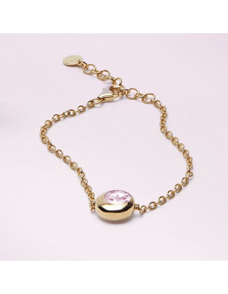 Morellato Tesori Eterni – Bracciale Donna Oro Quarzo Rosa (SAXN11)