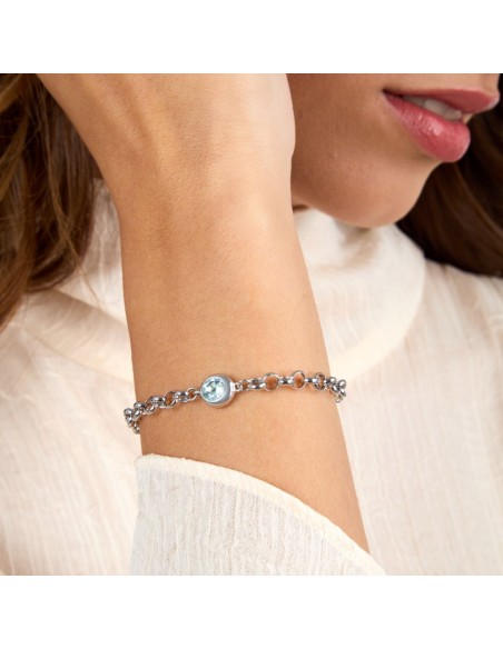 Morellato Tesori Eterni – Bracciale Donna Silver Topazio Azzurro (SAXN36)