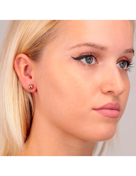 Orecchino singolo LA PETITE STORY Boule oro rosa - 8 mm