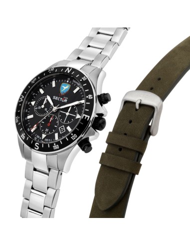 Sector 230 – Orologio Uomo Cronografo Nero...