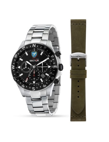 Sector 230 – Orologio Uomo Cronografo Nero...