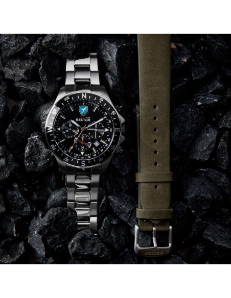 Sector 230 – Orologio Uomo Cronografo Nero Folgore (R3273161051)