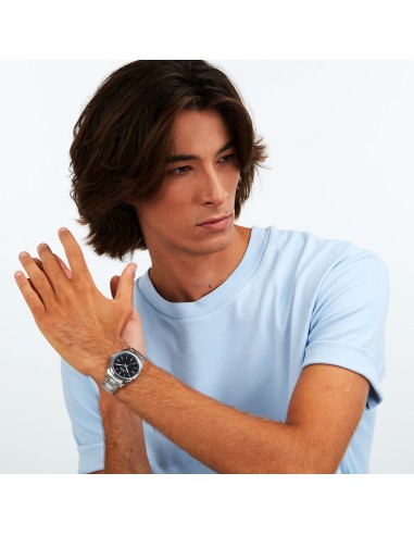 Chronostar Timeless – Orologio Uomo Silver Nero...
