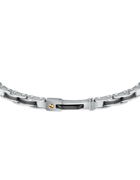Sector – Bracciale Uomo Acciaio Silver con Dettagli Oro (SAVK03)