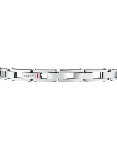 Sector – Bracciale Uomo Acciaio Silver con...