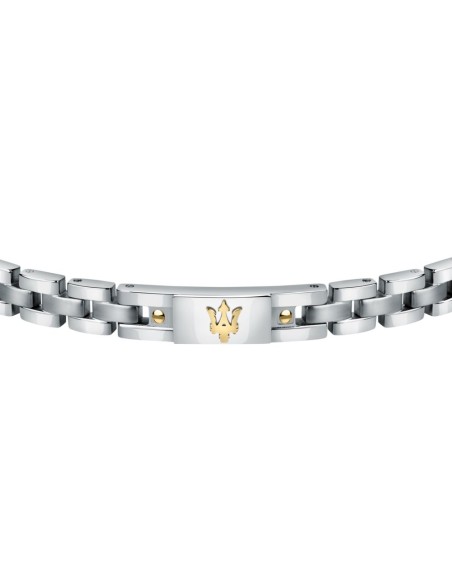Bracciale MASERATI uomo acciaio inserto gold (JM420ATH05)