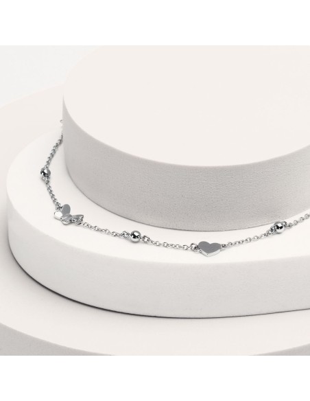 Morellato Talismani Bracciale Donna Cuore Farfalla (SAUN37)