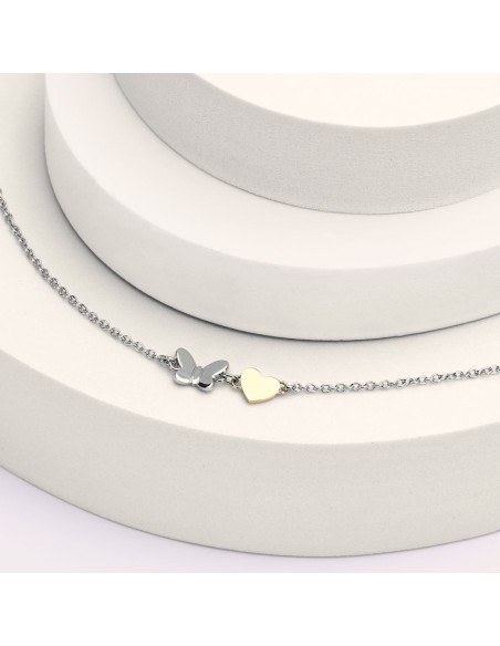 Morellato Talismani Bracciale Donna Cuore Acciaio (SAUN38)