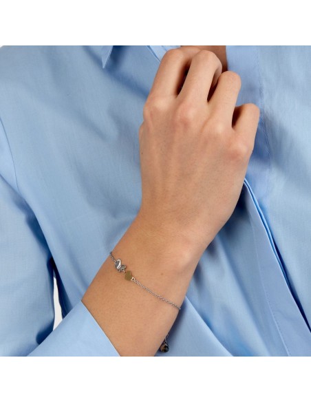 Morellato Talismani Bracciale Donna Cuore Acciaio (SAUN38)