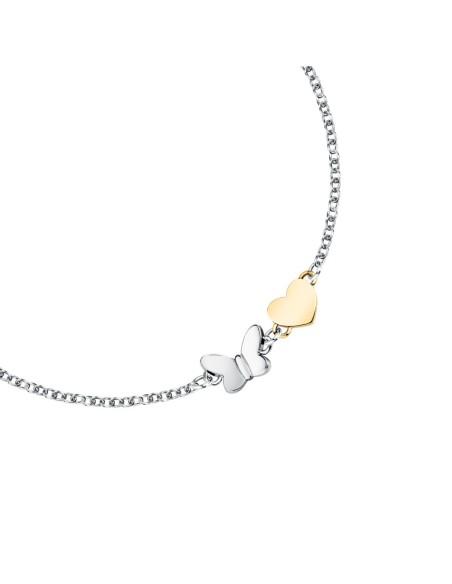 Morellato Talismani Bracciale Donna Cuore Acciaio (SAUN38)