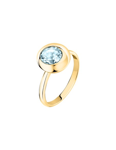 Morellato Tesori Eterni Anello Donna Dorato Pietra Blu (SAXN24)