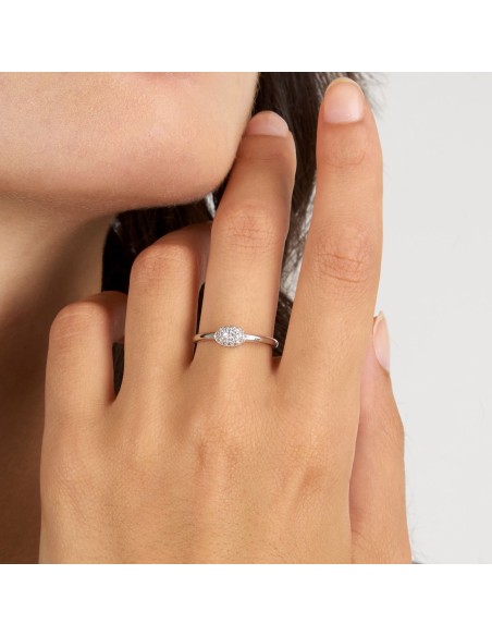 Morellato Pavé Anello Donna Argento Zirconi (SAZB13)