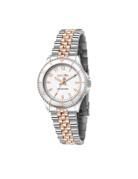 Sector 230 – Orologio Donna Bicolore Quadrante Bianco (R3253161533)