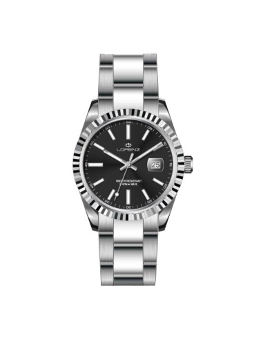 Lorenz Ginevra – Orologio Uomo Acciaio Nero...