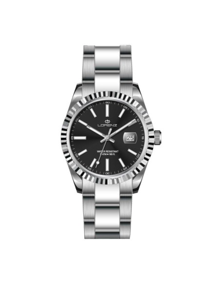 Lorenz Ginevra – Orologio Uomo Acciaio Nero (28187BB)