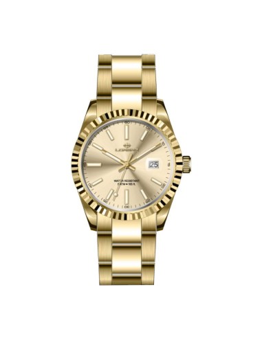 Lorenz Ginevra – Orologio Uomo Acciaio Dorato...