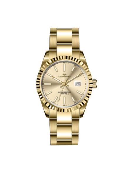 Lorenz Ginevra – Orologio Uomo Acciaio Dorato (28187GG)