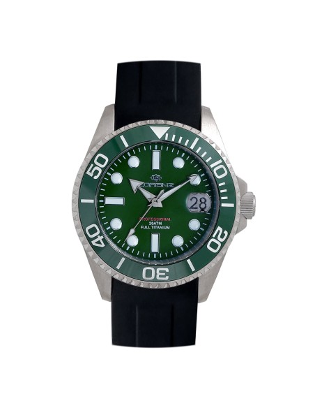 Orologio LORENZ uomo Full Titanium automatico verde (030212CC)