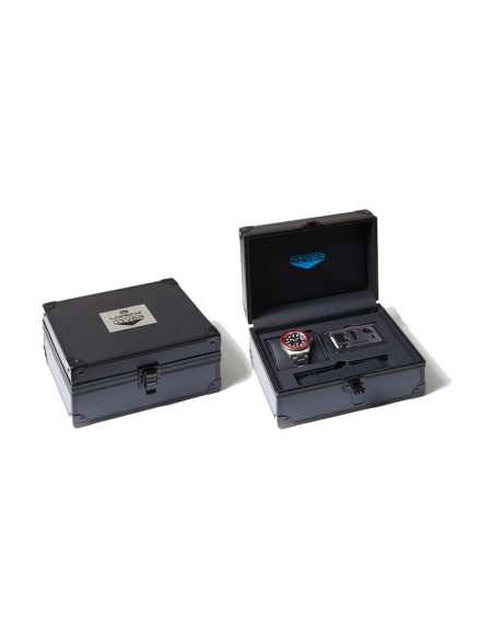 Orologio LORENZ uomo Full Titanium automatico rosso (030212EE)