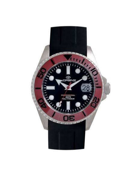 Orologio LORENZ uomo Full Titanium automatico rosso (030212EE)