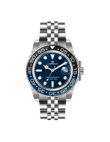 Lorenz Sport Uomo Blu Acciaio Diver 10 ATM...