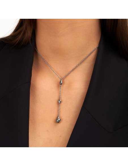 Trussardi Collana Donna Acciaio T-Design (TJAXA10)