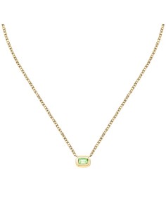Trussardi Collana Donna Oro con Zircone Verde (TJAXA21)