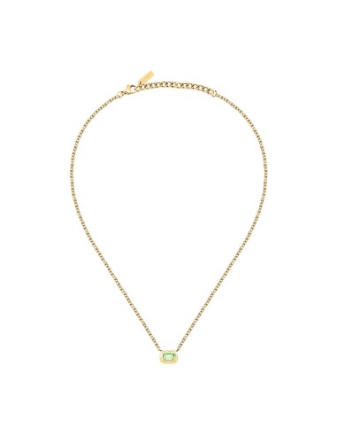 Trussardi Collana Donna Oro con Zircone Verde...