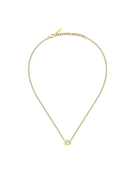 Trussardi Collana Donna Oro con Zircone Verde (TJAXA21)