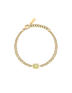 Trussardi Bracciale Donna Oro con Zircone Verde (TJAXA24)