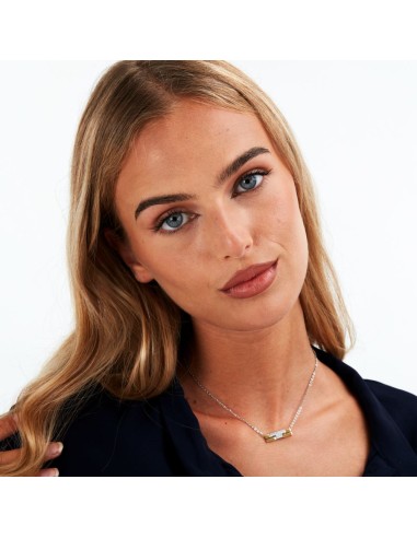 Trussardi Collana Donna Acciaio Bicolore con...