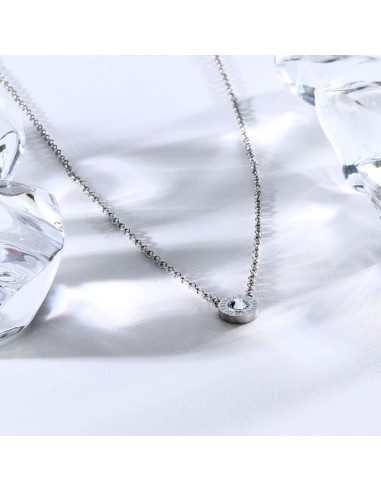 Trussardi Collana Donna Acciaio con Logo Tondo...