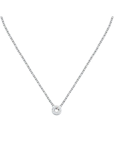 Trussardi Collana Donna Acciaio con Logo Tondo...