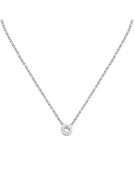 Trussardi Collana Donna Acciaio con Logo Tondo (TJAXC110)