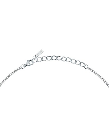 Trussardi Collana Donna Acciaio con Logo Tondo...