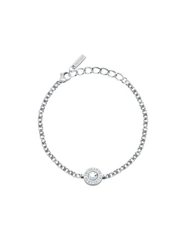 Trussardi Bracciale Donna Acciaio Logo Tondo...