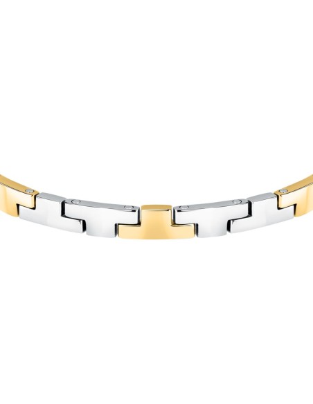 Trussardi Bracciale Donna Acciaio Bicolore T-Shape (TJAXC16)
