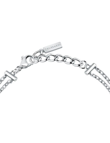 Trussardi Bracciale Donna Acciaio Bicolore con...
