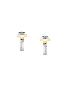 Trussardi Orecchini Donna Acciaio Bicolore T-Shape (TJAXC35) 2