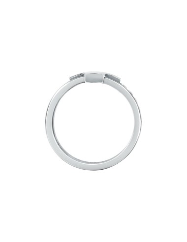 Trussardi Anello Donna Acciaio con Cristalli...