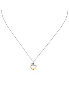 Trussardi Collana Donna Acciaio Cuore Bicolore (TJAXC45)